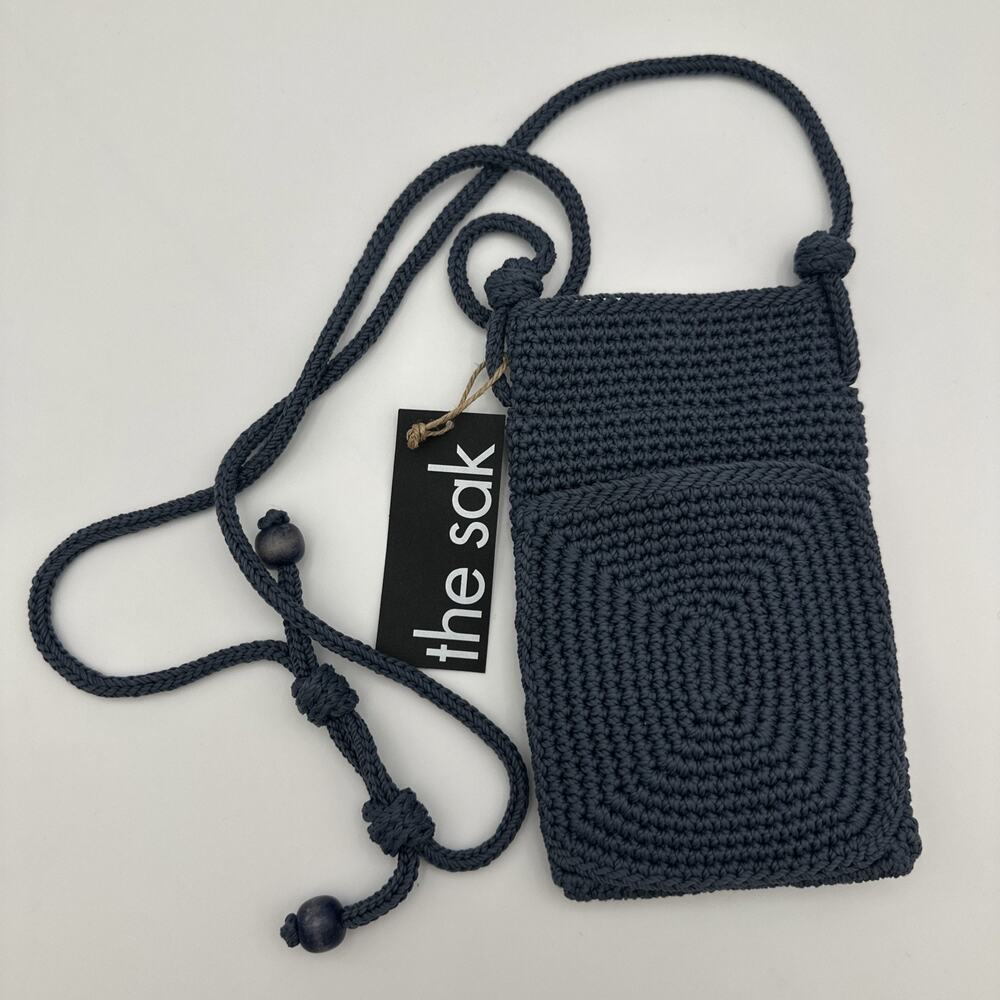 NWT The Sak Josie Mini Crossbody Purse Navy Blue Festival